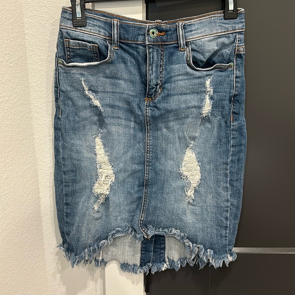 Sneak peek Jean skirt